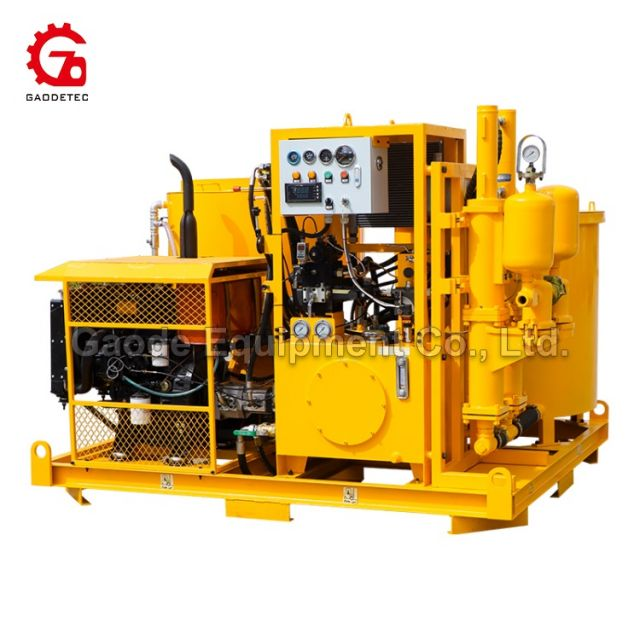 Gaodetec GGP400/700/80DPL-D Cement Grout Injecting Pump Station for Building and Bridge Repair
